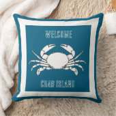 カスタマイズThrow Coxion -Welcome To Crab クッション (ブランケット)