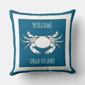 カスタマイズThrow Coxion -Welcome To Crab クッション (裏面)