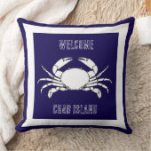 カスタマイズThrow Coxion -Welcome To Crab クッション (ブランケット)