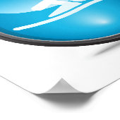 カスタマイズTriathlon Race Day Poster ポスター (角)