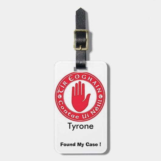 カスタマイズTyrone County IDタグ ラゲッジタグ (正面縦)