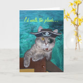 カスタマイズXenaの海賊母の日カード- カード (黄色い花)