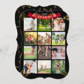 カスタマイズYear in Review Photo Holiday Card シーズンカード (正面/裏面)