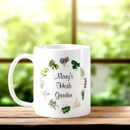 カスタマイズYour Herb Garden Mug コーヒーマグカップ