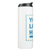 カスタマイズYour Logo Here製品の作ユニーク成 タンブラー (回転左)