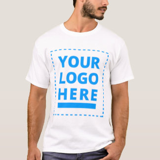 カスタマイズYour Logo Here製品の作ユニーク成 Tシャツ