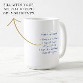 カスタマイズYour Peace Morning Tune Drink コーヒーマグカップ