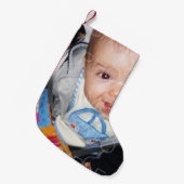 カスタマイズYour photo Chrimasストッキング スモールクリスマスストッキング (正面 (吊り時))