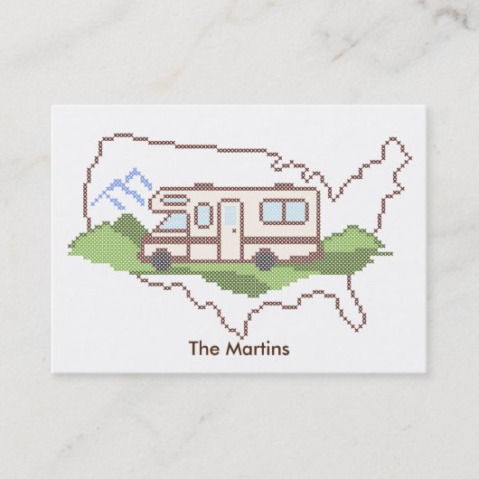 カスタマイズYour Road Trip Business Card 名刺 (正面)