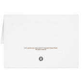 カスタマイズYour Road Trip Noteカード (裏面横)