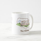 カスタマイズYour Road Trip USA Coffee Mug コーヒーマグカップ (正面右)
