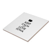 カスタマイ保ズ可能なIOWAの静けさと愛 タイル (側面)