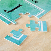 カスタマイ祝ズ可能な家族写真の保存 ジグソーパズル (側面)