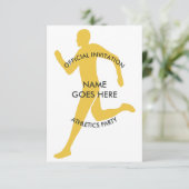 カスタマブルアスレチックスパーティの招待状 招待状 (スタンド正面)