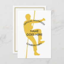 カスタマブルロック登山パーティの招待状