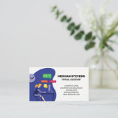 カスタマーサポート仮想アシスタント | コールセンター 予約カード (スタンド正面)