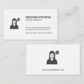 カスタマーサポート仮想アシスタント 予約カード (正面/裏面)