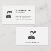 カスタマーサポート仮想アシスタント 予約カード (正面/裏面)