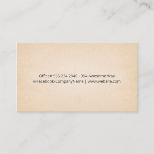 カスタマーサポート |テクスチャの背景 名刺 (裏面)