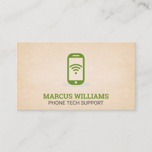 カスタマーサポート |電頭が切れる話Wifi 名刺 (正面)