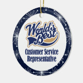 カスタマーサービスのギフトのオーナメント セラミックオーナメント (左)