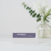 カスタマーサービスの単純化した人のスタイル 名刺 (スタンド正面)