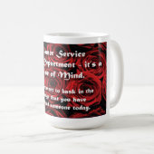 カスタマーサービスの気分 コーヒーマグカップ (正面右)