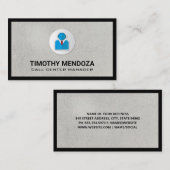 カスタマーサービス | コールセンターロゴ 名刺 (正面/裏面)