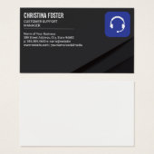 カスタマーサービス |ヘッドセット (正面&裏面)