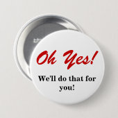 カスタマーサービス 缶バッジ (正面&裏面)