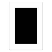 カスタマ空白のイズ可能な白黒表番号カード テーブルナンバー (裏面)