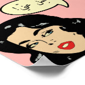 カスタムحل عنّي私ア離れブラ語アラビア漫画 ポスター (角)