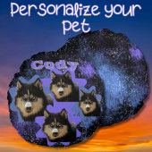 カスタムあなたのペット愛された1つ星90のヴィンテージ ラウンドクッション