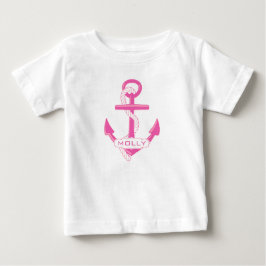 カスタムいかりガールベビートゥチュボディスーツ ベビーTシャツ