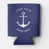 カスタムいかり海軍、ファーストメイト航海の名 缶クーラー (正面)