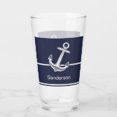 カスタムいかり航海の海ネイビーブルー タンブラーグラス (裏面)