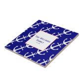 カスタムいかり（赤、白、青） タイル (側面)