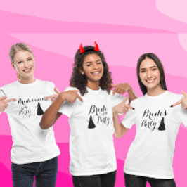 カスタムいけなバチェロレット花嫁の脚本モダン集 Tシャツ