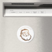 カスタムいけなSanta ClausかわいいおもしろいNice List マグネット (インサイチュ (食洗機))