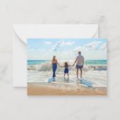 カスタムおお気に入りの母さんのデイカード ノートカード (裏面)