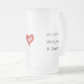 カスタムおじいちゃんからの贈り物 フロストグラスビールジョッキ (正面右)