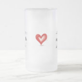 カスタムおじいちゃんからの贈り物 フロストグラスビールジョッキ (中央)