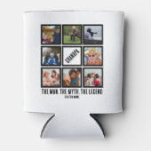 カスタムおじいちゃん男の神話の伝説8 Photo Collage 缶クーラー (正面)