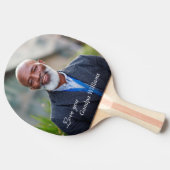 カスタムおじいちゃん祖父パパ写真パーソナライズ 卓球ラケット (横)