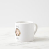 「カスタムおじさん | 写パーソナライズされた真 エスプレッソカップ (正面右)