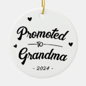 カスタムおばあちゃんに昇進 セラミックオーナメント (正面)