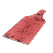 カスタムおばあちゃんのクリスマスレシピ カッティングボード (角)