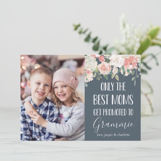 カスタムおばあちゃんのニックネーム母の日の写真カード (スタンド正面)