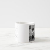 カスタムおばあちゃんの写真と名前 エスプレッソカップ (正面)