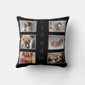 カスタムおばあちゃんの黒人写真 クッション (裏面)